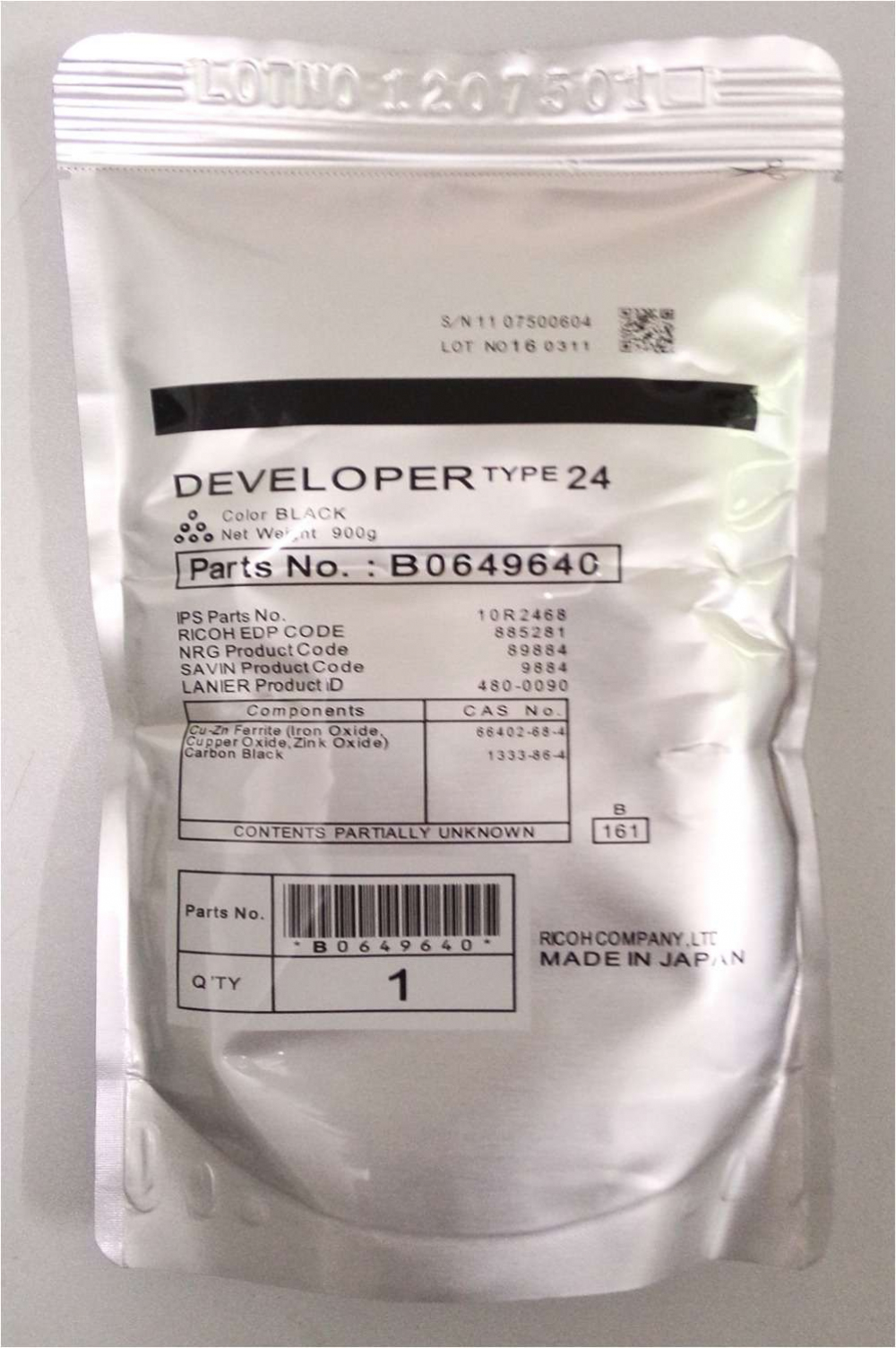 Девелопер Black type 24 350к B0649640 - 18131